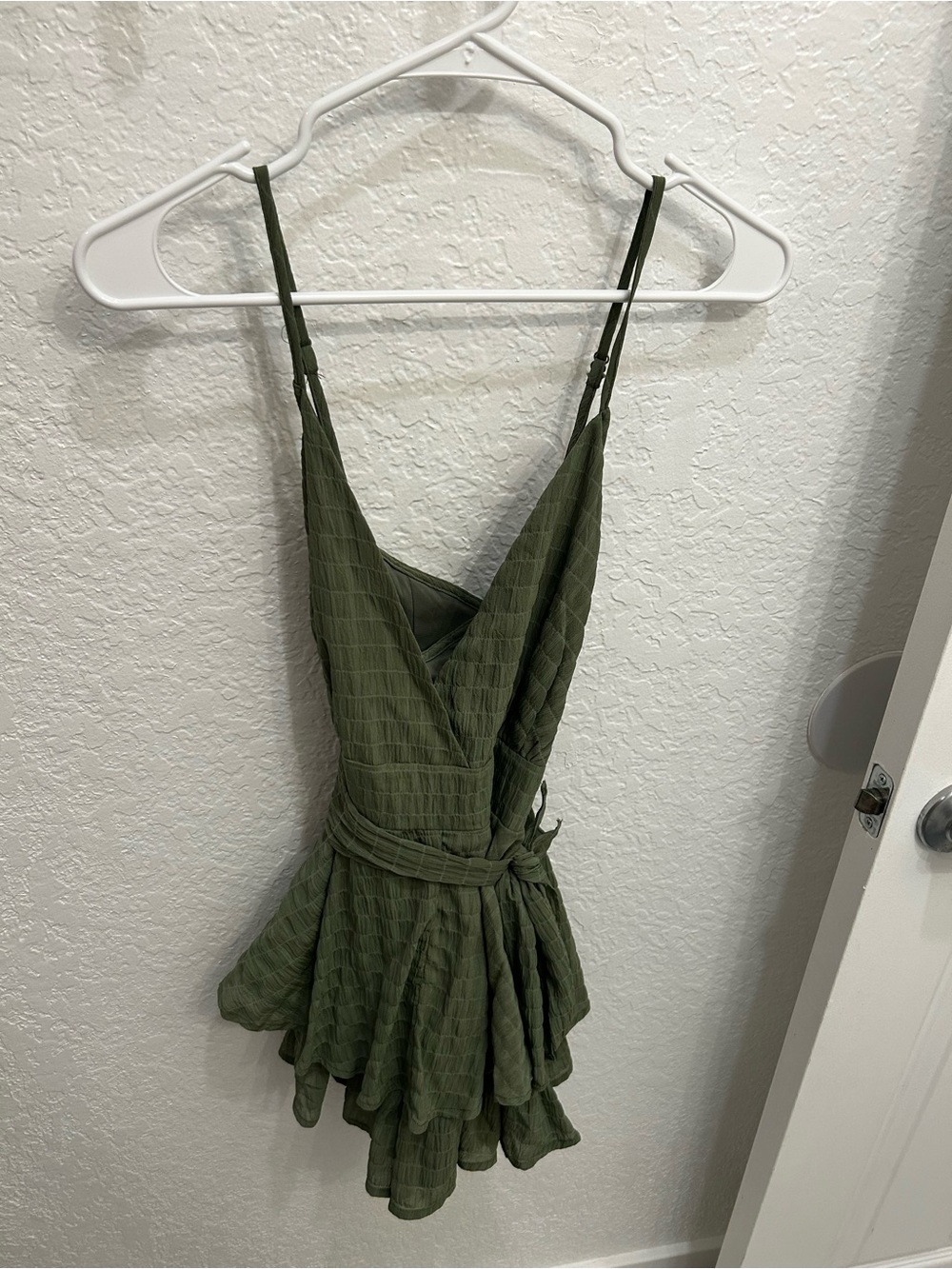 Green Flowing Romper